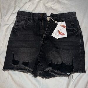 Chelsea and Violet black shorts